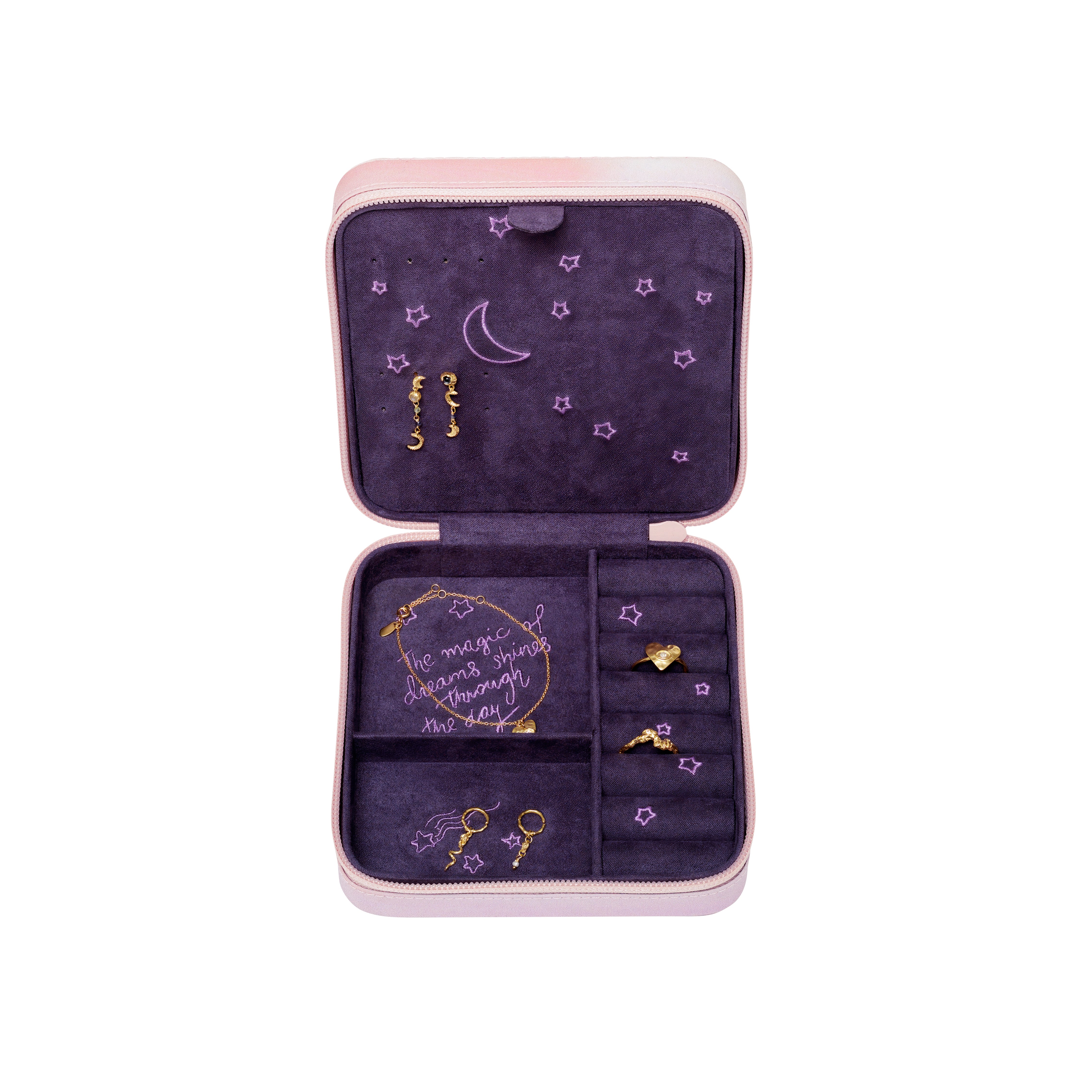 Moon and starts smykkeskrin - rose